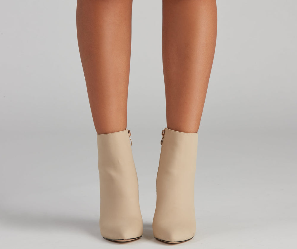 Go Getter Nubuck Block Heel Booties Newgew