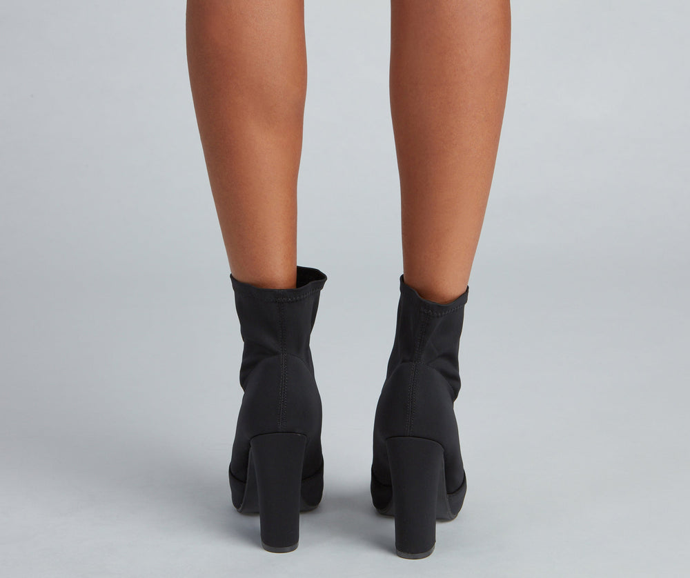 Style Staple Block Heel Booties Newgew