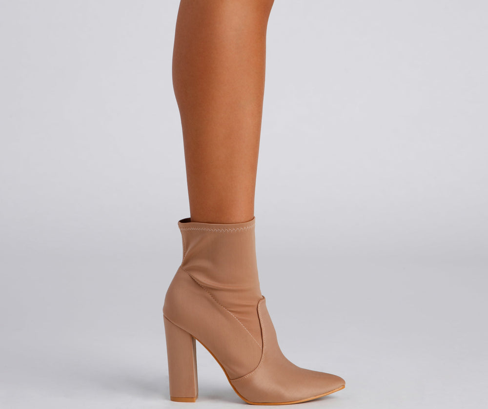 Style Staple Block Heel Booties Newgew