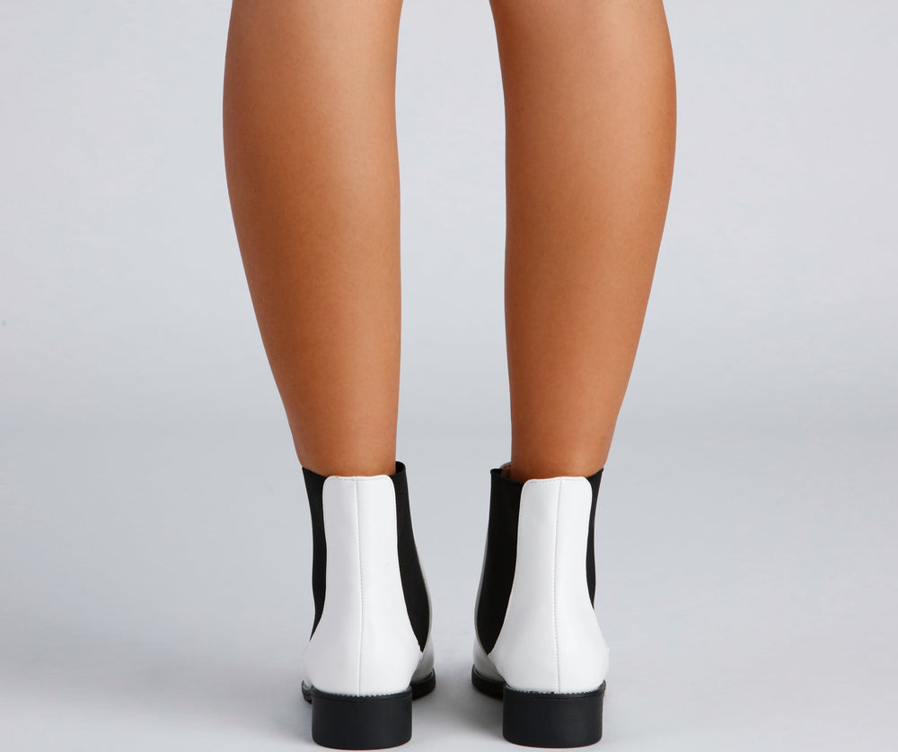 Chic City Girl Stud Accent Booties Newgew