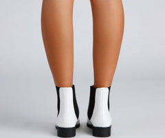Chic City Girl Stud Accent Booties Newgew
