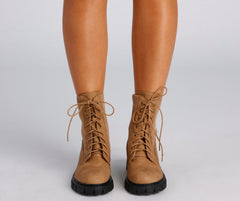 Trendy Status Knit Detail Boots Newgew