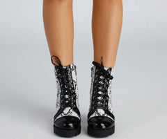 Sassy Steps Snake Print Booties Newgew