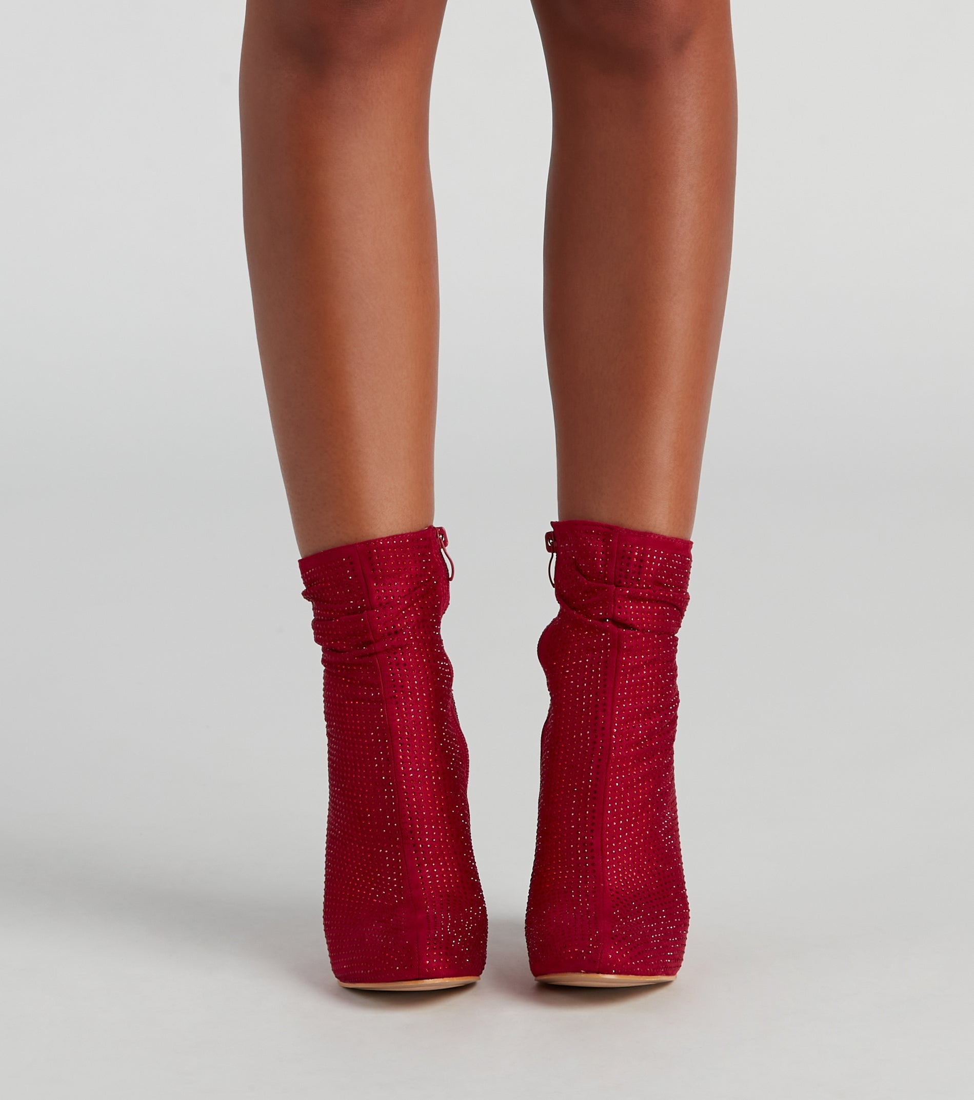 Sparkle Society Rhinestone Booties Newgew