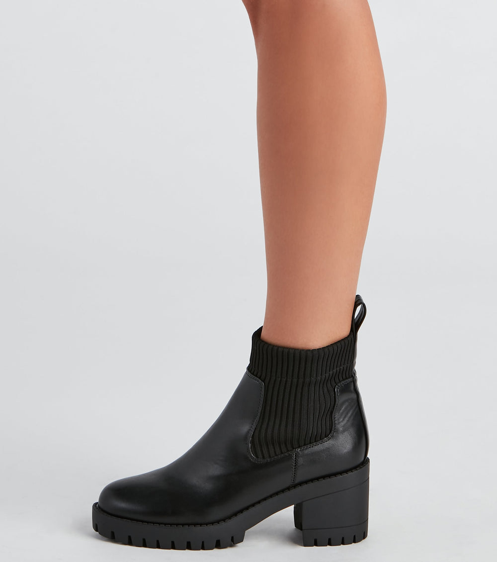 Cutie In A Lug Bootie Newgew