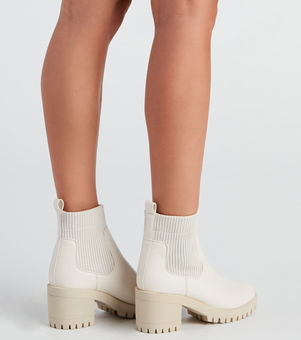Cutie In A Lug Bootie Newgew