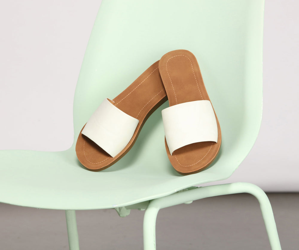 So Sleek Basic Band Sandals Newgew