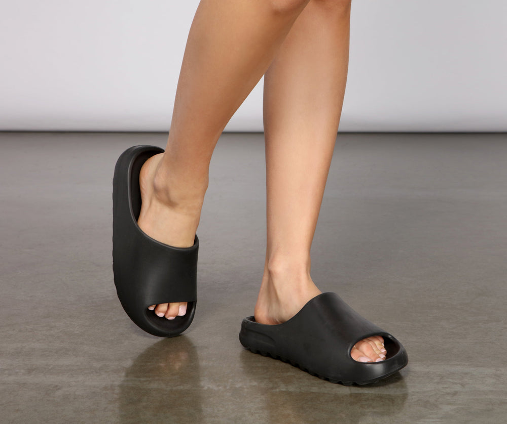 Essential Basic Lug Sole Slides Newgew