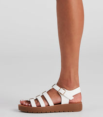 Open Season Caged Comfort Sandals Newgew