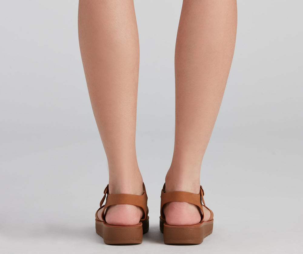 Comfort Level Criss-Cross Sandals Newgew