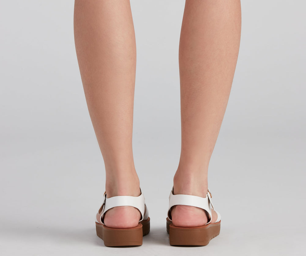 Comfort Level Criss-Cross Sandals Newgew