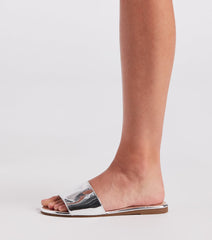Chrome Cutie Slide Sandals Newgew