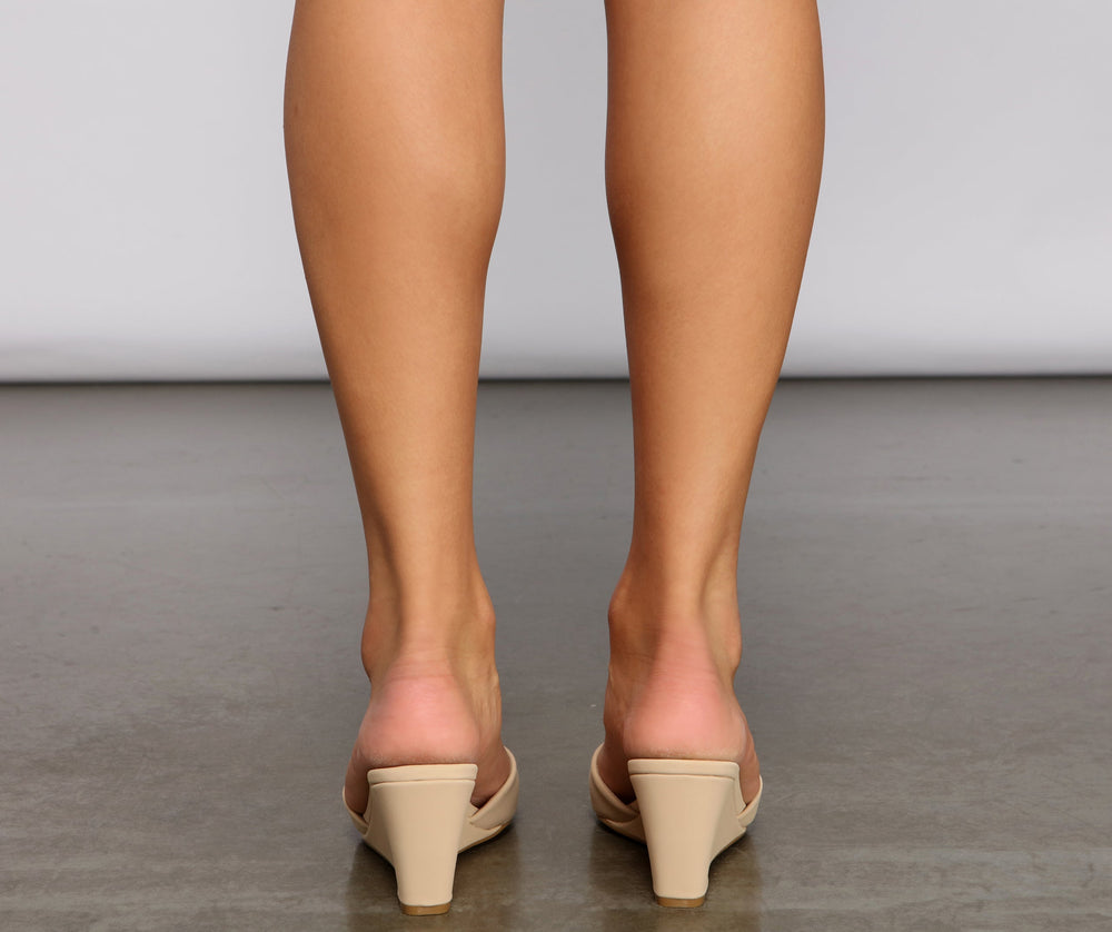 Places To Be Square Faux Nubuck Wedges Newgew