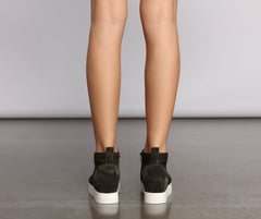 At Ease High Top Zippered Sneakers Newgew
