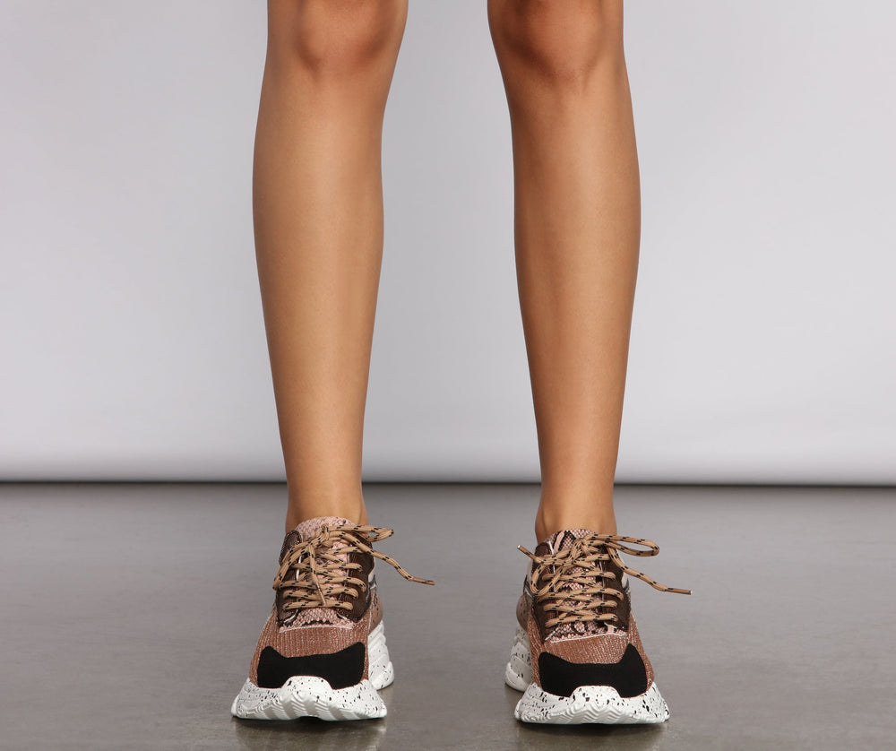 A Trendy Moment Chunky Sneakers Newgew