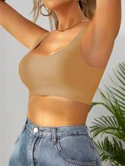 Cut Out Back No Show Wireless Yoga Bra NewGew