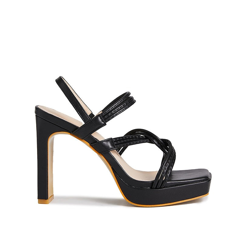 Ankle Strap Heel Sandals Newgew
