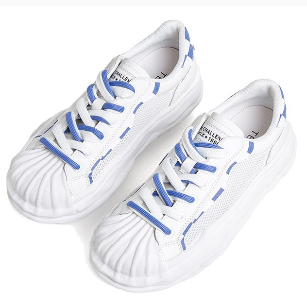 Color Block Lace-up Front Skate Shoes Newgew
