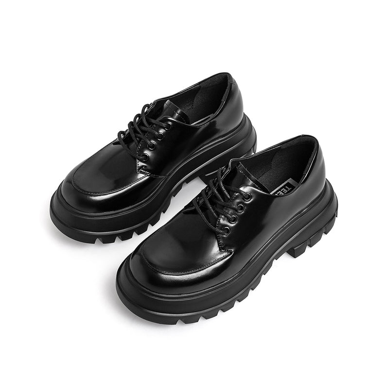 Thick Bottom Vintage British Oxford Shoes Newgew