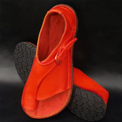 Buckle Strap Flat Heel Sandals Newgew