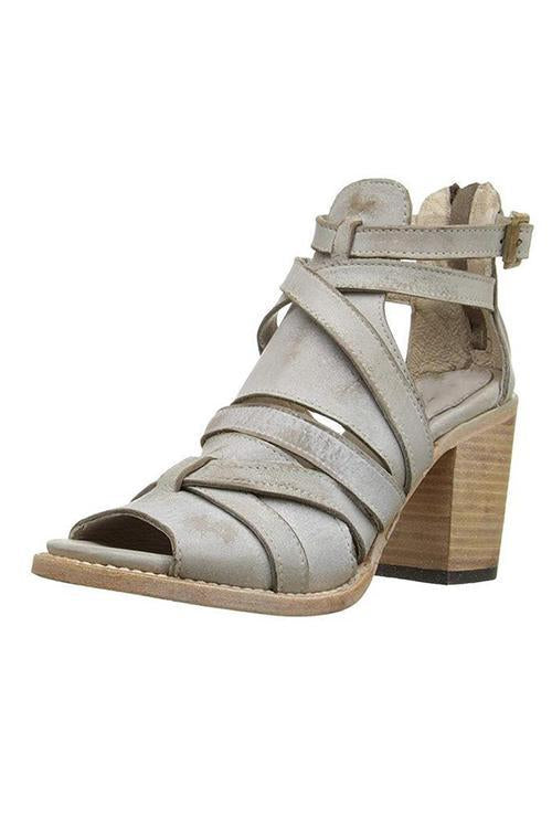 Cutout Zipper High Heel Sandals Newgew