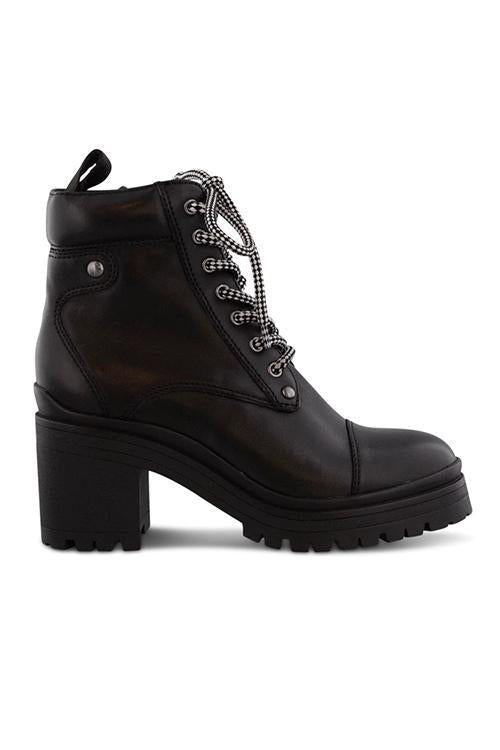 Lace Up Chunky Heels Ankle Boots Newgew