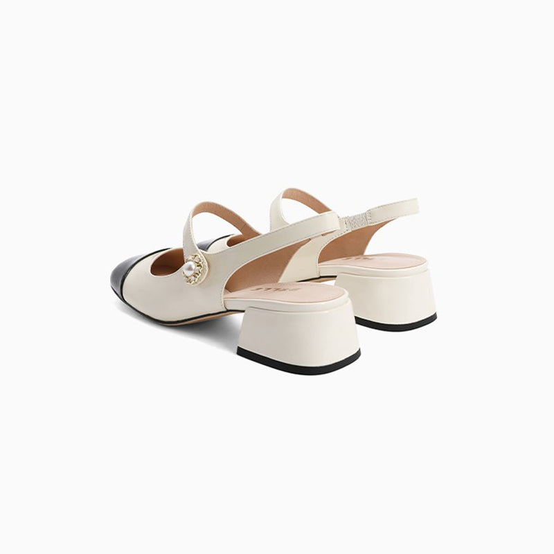 Mary Jane Genuine Leather Flats Newgew