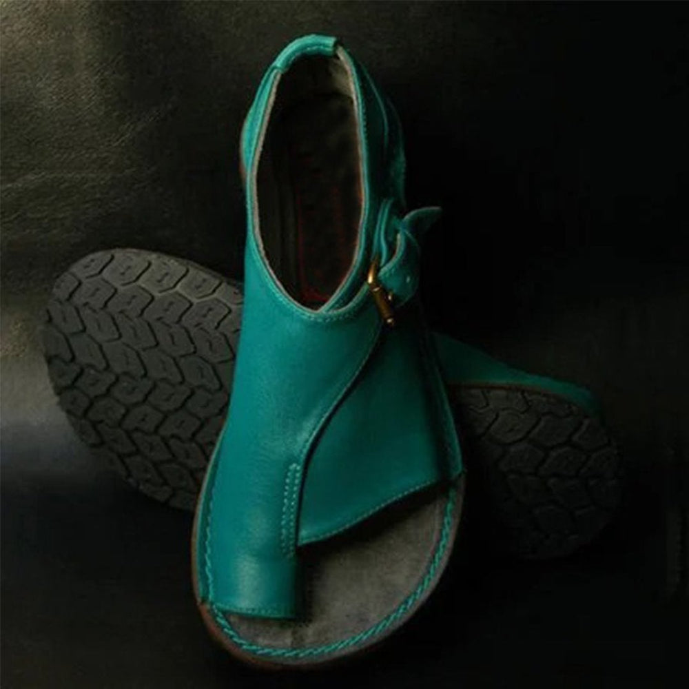 Buckle Strap Flat Heel Sandals Newgew