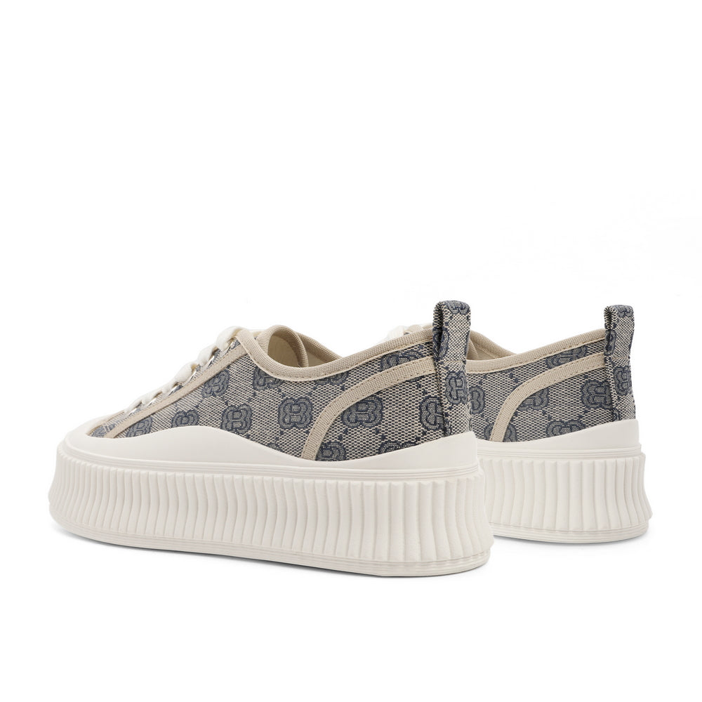 Platform Print Plimsolls Newgew