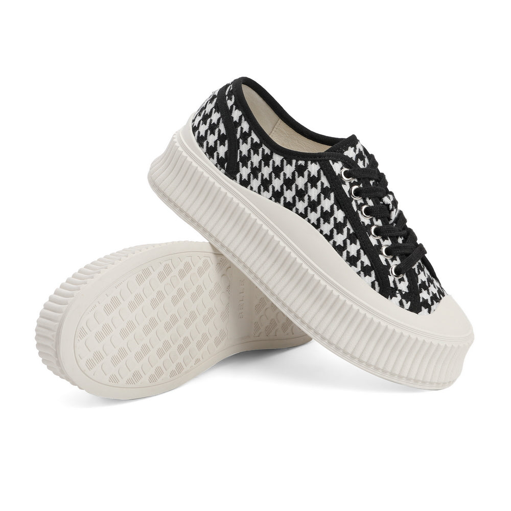 Platform Print Plimsolls Newgew