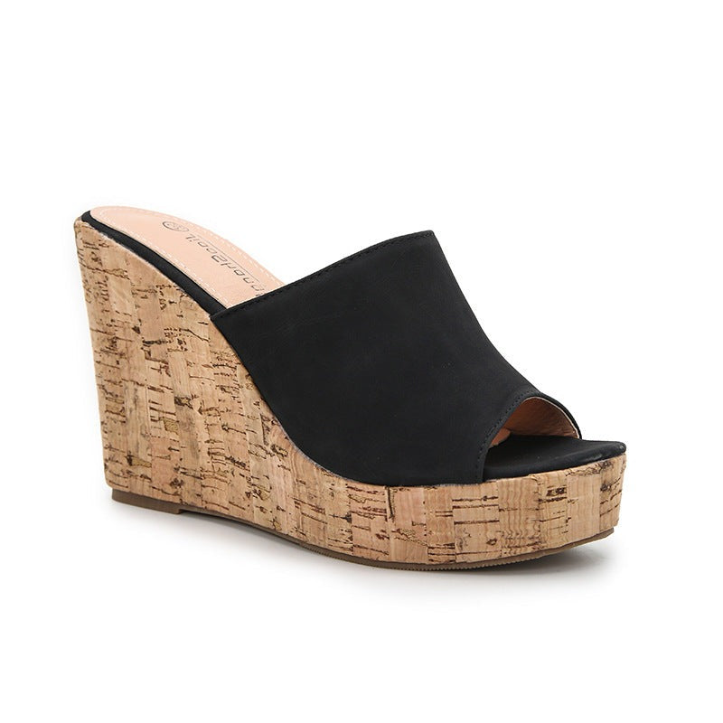 Wedge Slide Sandals Newgew