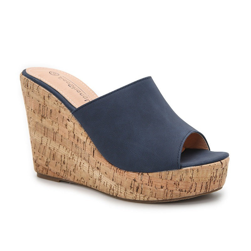 Wedge Slide Sandals Newgew