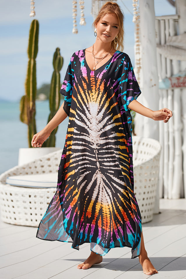Tie Dye Cover Up Dress (18 Colors) Newgew