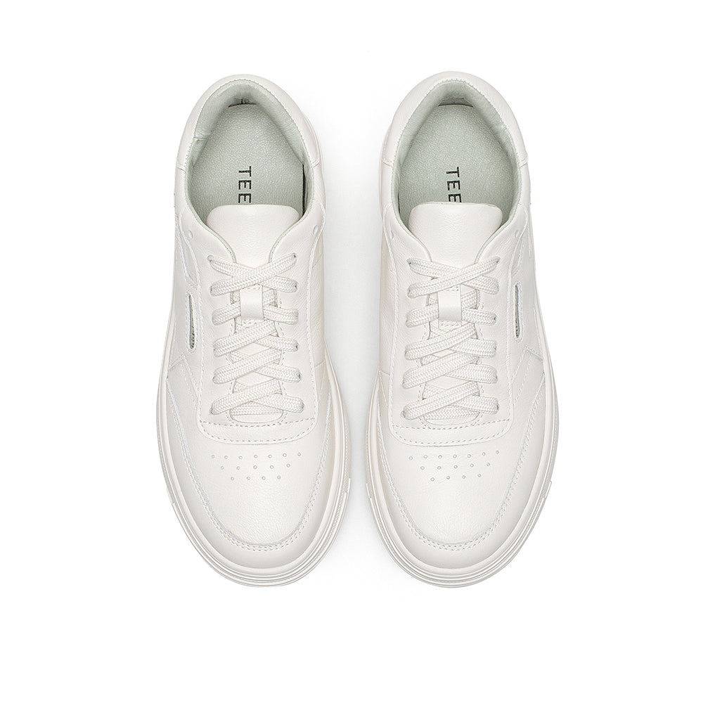 White Casual Shoes With Star Pattern Decoration Newgew