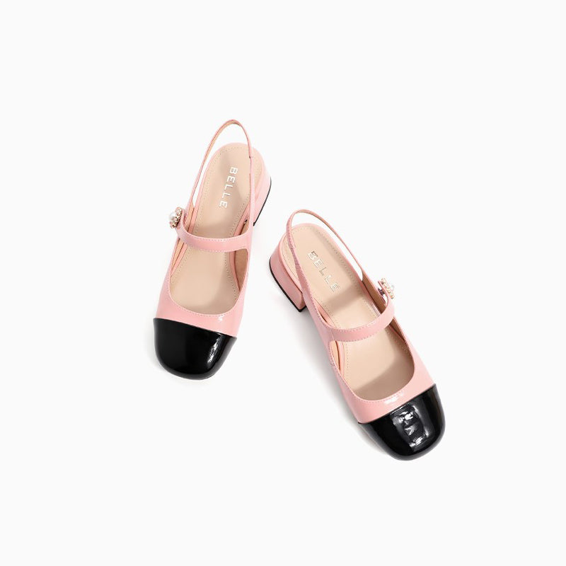 Mary Jane Genuine Leather Flats Newgew