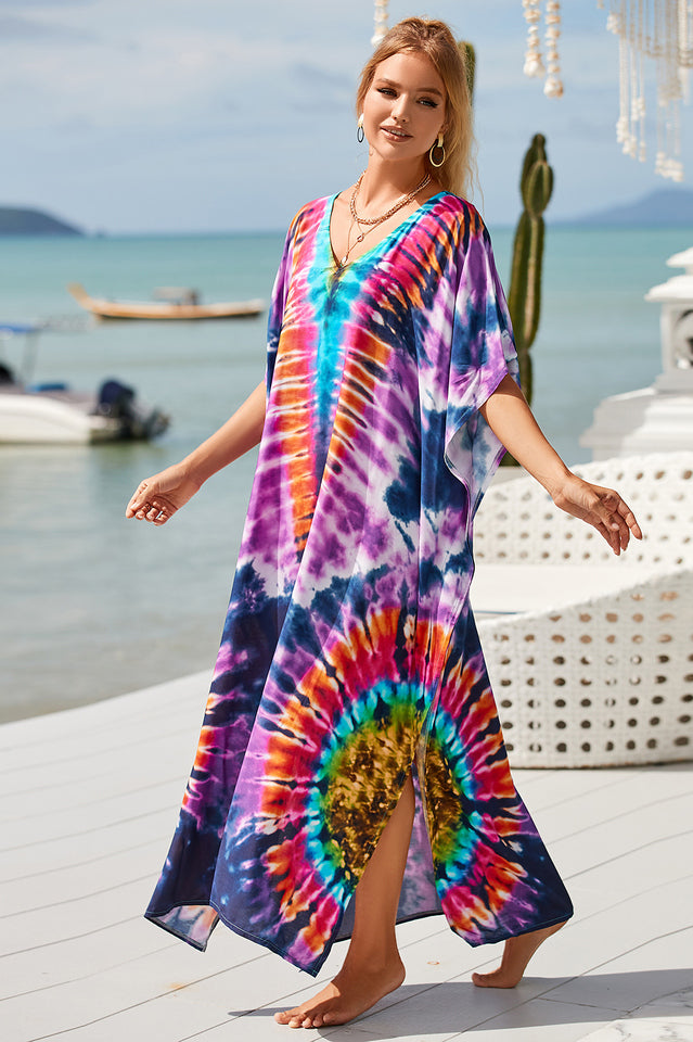 Tie Dye Cover Up Dress (18 Colors) Newgew