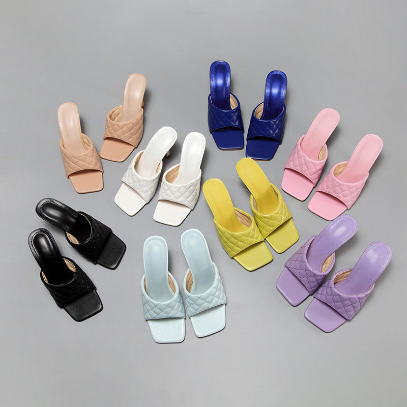 All-Match Heeled Sandals Newgew