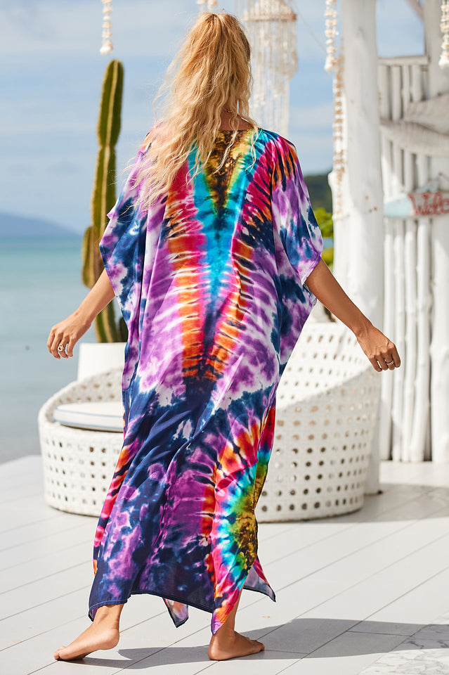 Tie Dye Cover Up Dress (18 Colors) Newgew
