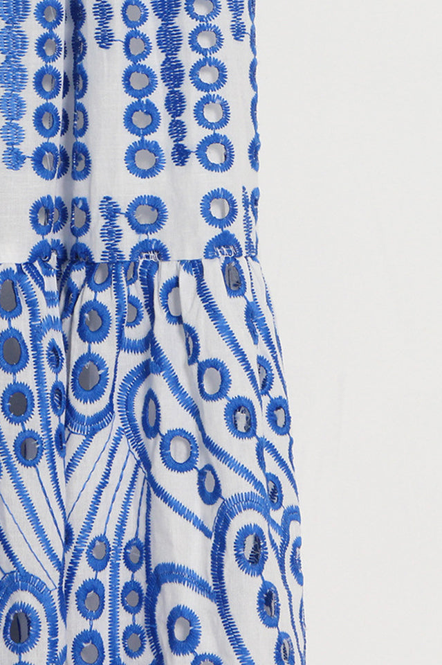 Tulum Off Shoulder Eyelet Dress Newgew