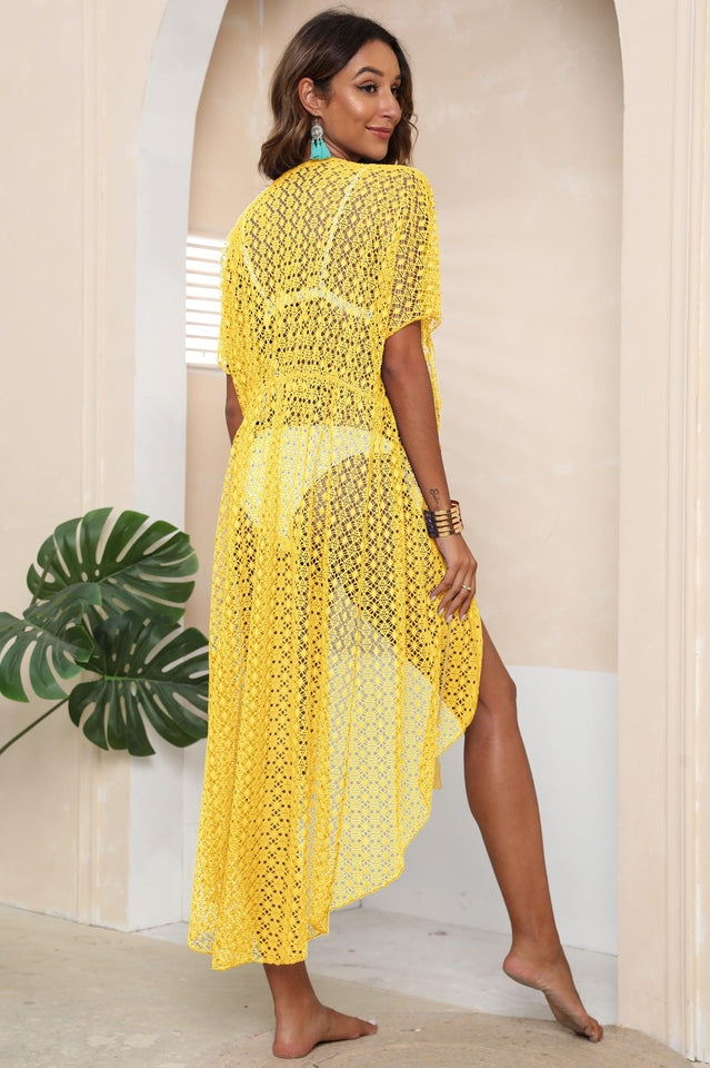 Tied Sheer Cover Up Cardigan Newgew