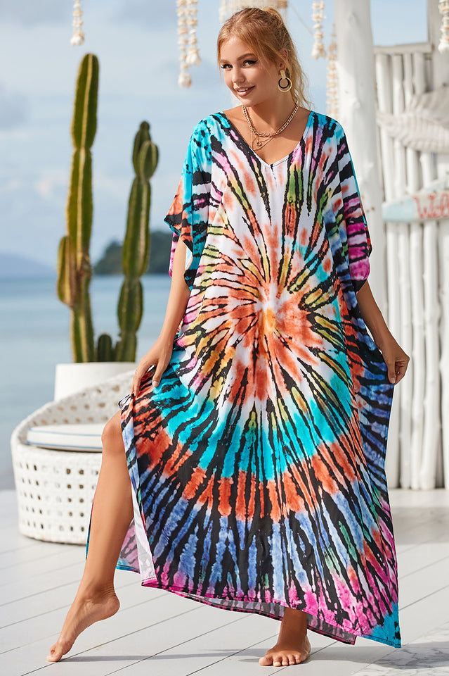 Tie Dye Cover Up Dress (18 Colors) Newgew