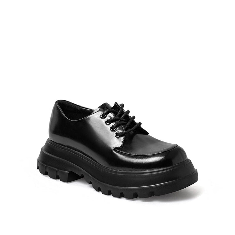 Thick Bottom Vintage British Oxford Shoes Newgew