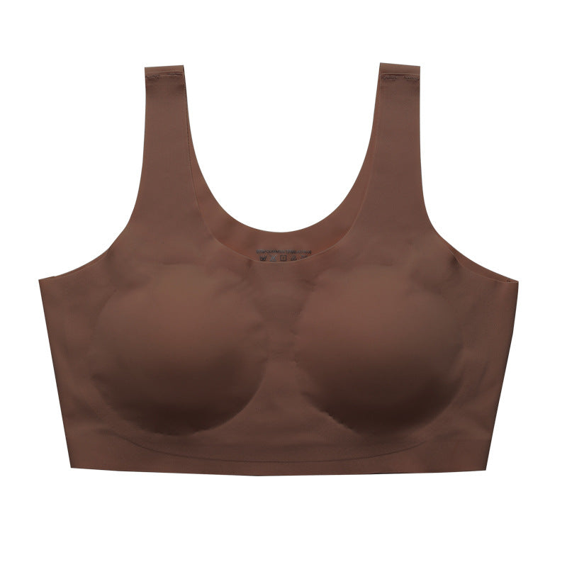 Cut Out Back No Show Wireless Yoga Bra NewGew
