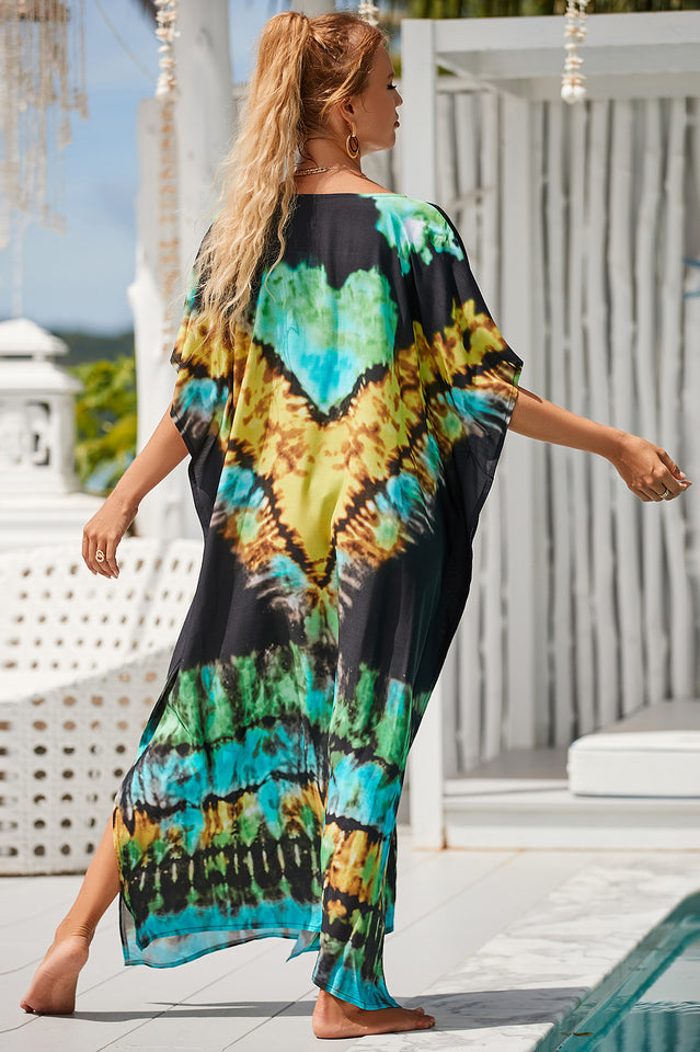 Tie Dye Cover Up Dress (18 Colors) Newgew