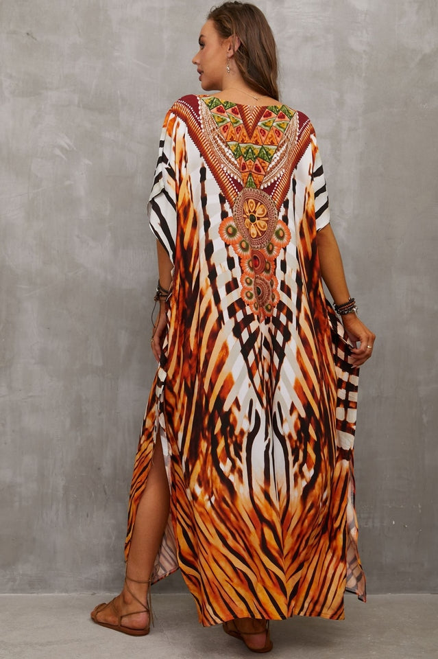 Tie Dye Cover Up Dress (19 Colors) Newgew