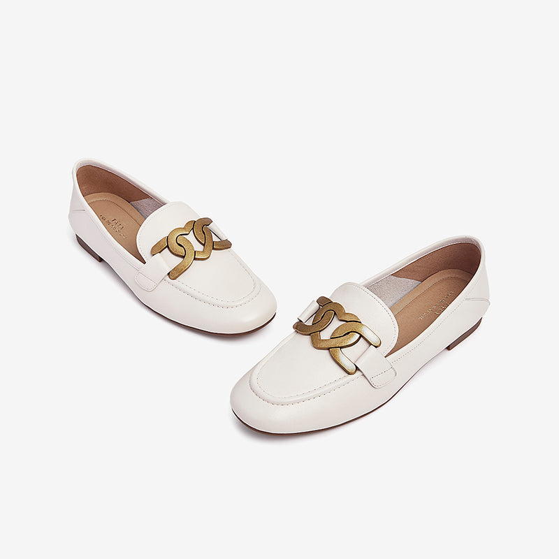 Stylish Low-Heeled Comfort Loafers Newgew