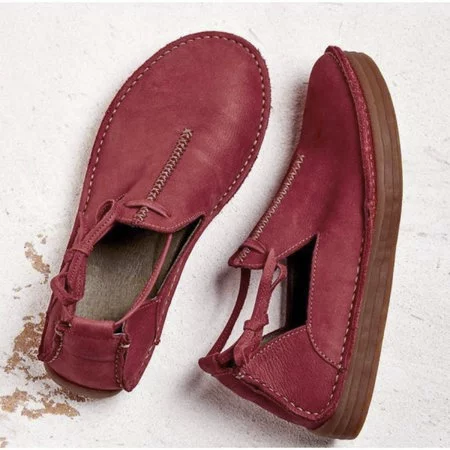 Super Comfort Round Toe Casual Lace-Up Flat & Loafers Newgew