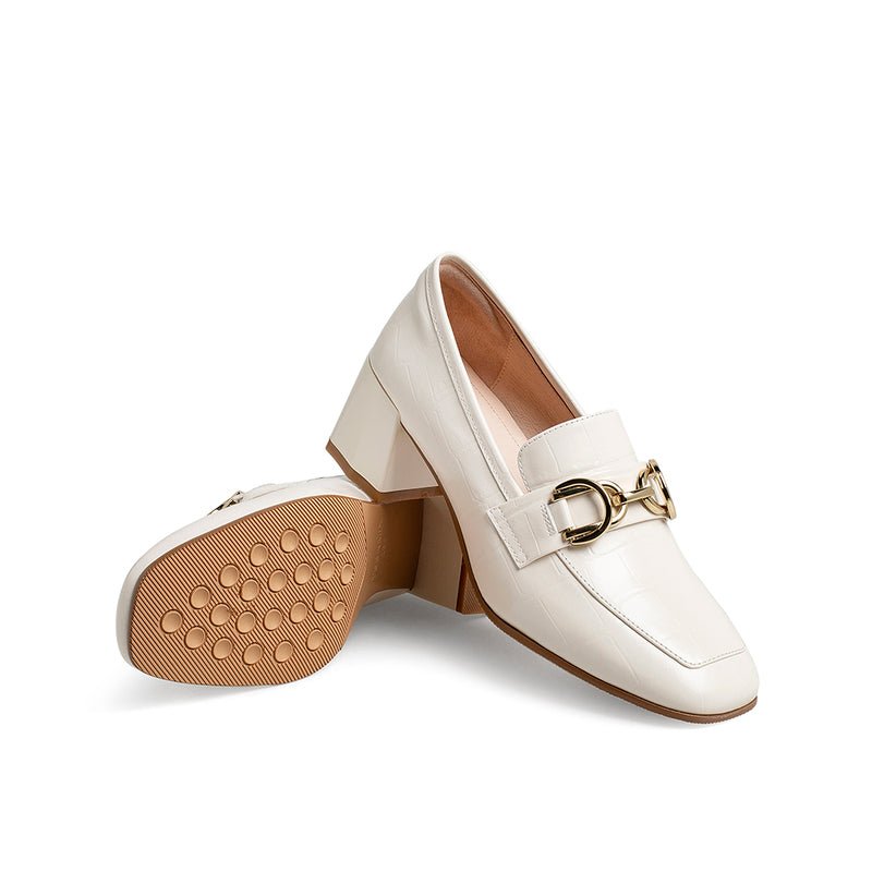 High Heels Retro Casual Loafers Newgew