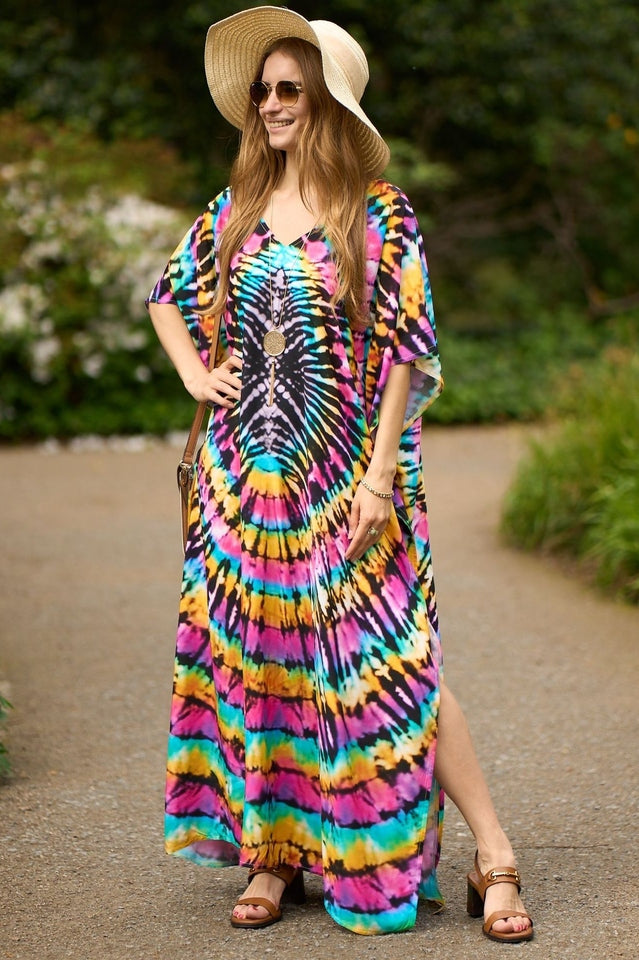 Tie Dye Cover Up Dress (11 Colors) Newgew