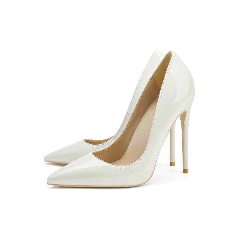 Stiletto High Heels Patent Leather Shoes Newgew